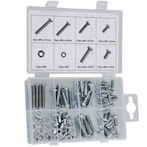 110 Piece Nut And Bolt Assortment Pack Set Box M5 M6 Stainless Steel P316 - $9.47