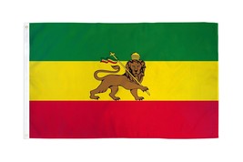 3x5 Ethiopia Flag Lion of Judah Ethiopian Pennant Indoor Outdoor Rastafari - £14.11 GBP