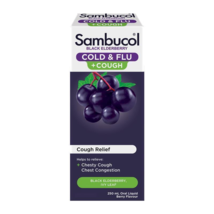 Sambucol Cold &amp; Flu + Cough Liquid 250ml - £77.26 GBP