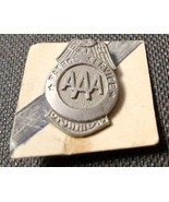 AAA Service Patrol Silver Lapel Hat Pin - $6.93