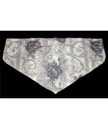 Croscill Amethyst Chambord Cassis Scroll Ascot No Tassel Valance 39W x 2... - $22.99