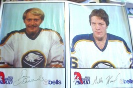 1980-81 Bell&#39;s Market Buffalo Sabres Poster-&quot;24x36&quot;- Don Edwards/Gillies... - £12.12 GBP