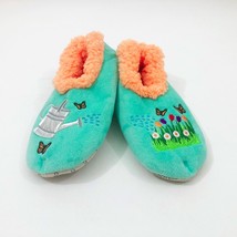 Snoozies Women&#39;s Watering Can &amp; Flowers Slippers Small 5/6 - $238.43 MXN