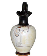 British Museum Greek White Oinochoe Vase Jug ca. 490-480 BC Replica Repr... - $242.30 CAD