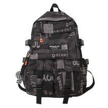 Cool Graffiti Large-capacity Backpack Women Man Waterproof School Bags for Teena - £37.00 GBP