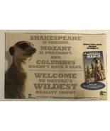 Meerkat Manor Season One Tv Guide Vintage Print Ad  TPA17 - $133.50 MXN