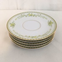 Mikasa Fine China Greenbriar L 2014 Set of 5 Tea Cup Saucers (5) - $14.85