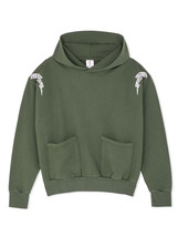 The Rad Black Kids Racer Hoodie in Green-Size Small - £52.34 GBP