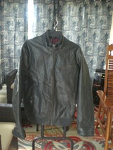 Men's Pleather Levi's Bomber Jacket Sz Medium - $42.16