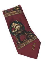 Vtg 1994 The Saturday Evening Post Norman Rockwell Santa Claus Christmas Necktie - £16.56 GBP