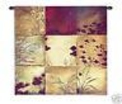 31x31 POPPY Floral Contemporary Tapestry Wall Hanging - $99.00