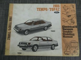 1986 Ford Tempo Topaz Electrical &amp; Vacuum Trouble shooting Manual - $7.78
