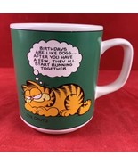 Garfield 1978 VTG Birthdays Like Dogs Coffee Cup Tea Mug Vintage Enesco ... - $360.94 MXN