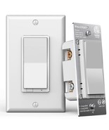 3-Way Smart Wifi Dimmer Light Switch, In-Wall, No Hub Needed, Alexa And ... - £28.27 GBP