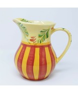 Gail Pittman Ceramic Serving Pitcher &quot;Seina&quot; Tuscan Style Pattern Vintag... - £31.25 GBP