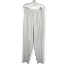 VTG Bend Over Levi&#39;s Women&#39;s White Slacks Trousers Medium Elastic Waist - £16.54 GBP