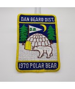 Vintage 1970 Boy Scouts BSA Dan Beard District Polar Bear 4.5&quot;x3&quot; Patch - £19.62 GBP
