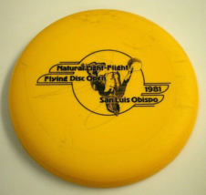 Vtg Natural LIGHT-FLIGHT Flying Disc 1982 Open Frisbee Tournament (7-1/4&quot;, 50 G) - £15.62 GBP