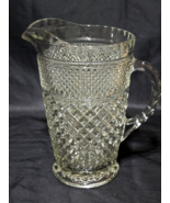 Vintage ANCHOR HOCKING 64oz Glass WEXFORD Pitcher - Diamond Pattern - MINT - $25.77 CAD