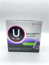 U by Kotex Security Tampon Super Absorbency Feminine Unscented 16 Count ... - $24.30