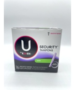 U by Kotex Security Tampon Super Absorbency Feminine Unscented 16 Count ... - £19.21 GBP