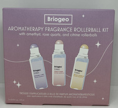 BRIOGEO B. Well AROMATHERAPY FRAGRANCE ROLLERBALL KIT 0.33 oz x 3 NEW IN... - $21.75