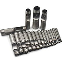Fujiyuan 1 SET Hollow Hole Round Punches Cutter Hand Tools Leather 6mm 7... - $173.04 MXN
