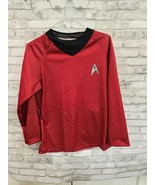 Star Trek Deluxe Red Scotty Uniform Shirt 889119 Adult Costume Size M/L - $31.17 CAD