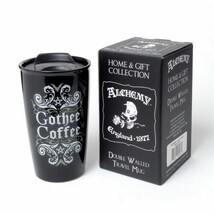 Alchemy Gothic MRDWM2 Gothee Coffee Double Walled Insulated Travel Mug B... - $24.99