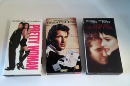 Richard Gere Vhs Vcr Movie Tape Lot 3 Pack Pretty Woman Autumn In New York - £4.46 GBP