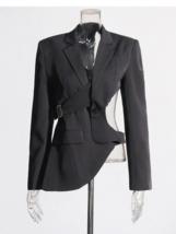 Hollow Out Backless Slimming Blazers For Women - £97.46 GBP
