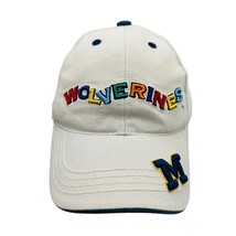 Michigan Wolverines Hat Children’s Hat Beige Strapback Adjustable Cap - $264.54 MXN