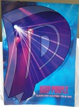 Deep Purple - 1991 Slaves &amp; Masters Tour Concert Program Book - Mint Minus - £19.77 GBP