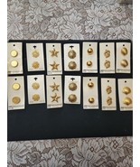 28 La Mode &amp; JHB International Gold Tone Buttons Mixed Lot - $18.99