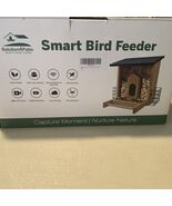 Solution4Patio Smart Bird Feeder AI Bird Identification. Ip65, Solar, 10... - $77.42