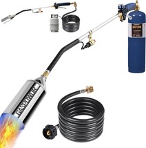 Heavy Duty Weed Torch,Propane Torch Weed Burner With 8.8 Ft Hose,800,000... - £38.28 GBP