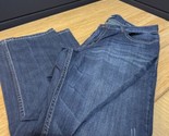 Seven 7 Dark Wash Straight Leg Denim Blue Jeans Men&#39;s Size 36X32 KG JD - $24.75