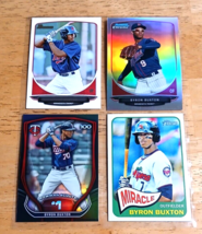 Bryon Buxton Twins LOT (4) 2013 Prospect REFRACTOR/ TOP 100/ Heritage/ Prospect - £13.29 GBP