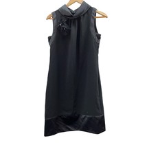 Women&#39;s Black Dress Simply Vera VERA WANG Mini Shift Dress Sz 6 Cocktail... - $31.68