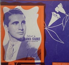 1937 Dick Stabile Sheet Music Yours Quiereme Mucho Radio City RCA Marks - £15.16 GBP