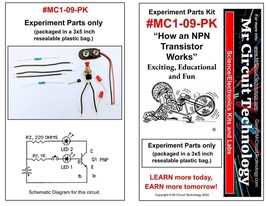 MC1-09 ** Mr Circuit Science ** Experiment Kit -How An PNP Transistor Works - $3.91