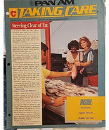 Pan Am Taking Care  Vtg Aug 1987 The Corp Health Promotion Booklet Vol 9... - $17.14 CAD