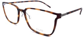 Marchon Airlock 2002 215 Men&#39;s Eyeglasses Frames 55-17-145 Matte Tortoise - £55.11 GBP