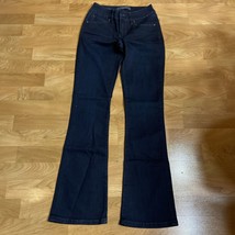 Limited brand dark wash  low rise five pocket boot cut jeans size 0 - £13.45 GBP
