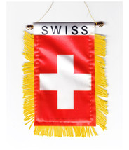 Switzerland Window Hanging Flag - $3.30