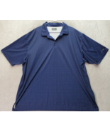 Ben Hogan Polo Shirt Men 3XL Blue Geo Print Golf Performance Short Sleev... - £21.82 GBP