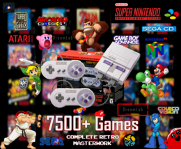 Super Nintendo Classic 7,500 Game Retrogaming System - SNES - 25+ Consoles - £148.63 GBP