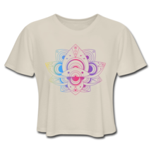 Colorful Lotus Crop Tee - $52.02 CAD