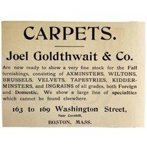 Goldthwait And Co Carpets 1894 Advertisement Victorian Boston Retail ADB... - £11.56 GBP