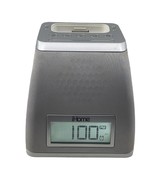 iHome iP21 iPhone 4 Alarm Clock Dock Charging Audio Mini Speaker Gray - $21.23 CAD